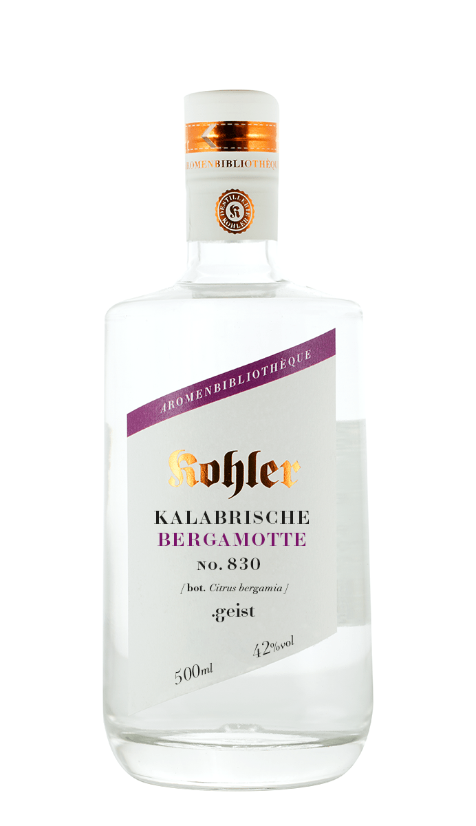 Kalabrische Bergamotte .geist 42%vol - Destillerie Kohler - Aromenbibliothéque