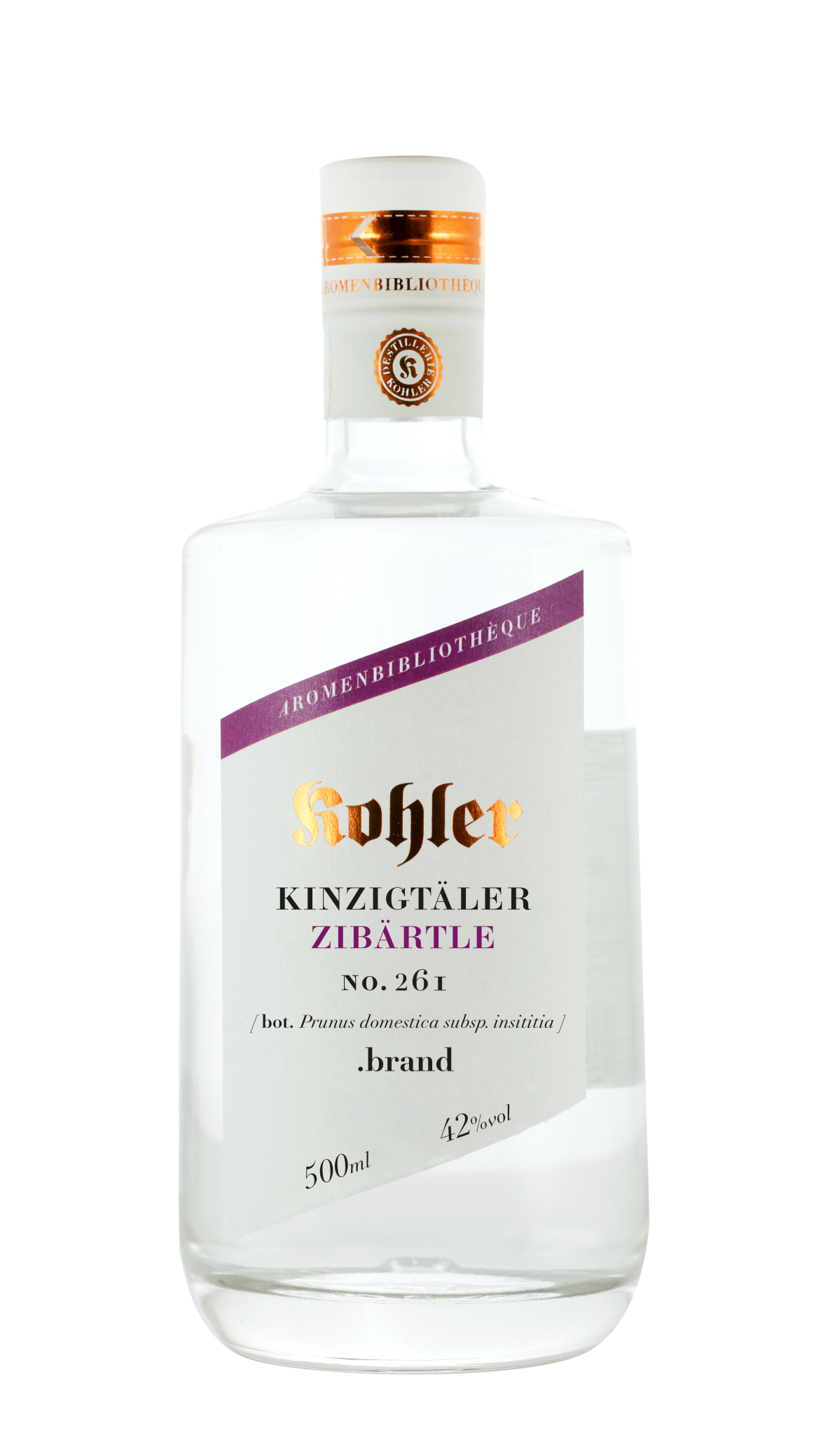 Kinzigtäler Zibärtle .brand 42%vol - Destillerie Kohler - Aromenbibliothéque